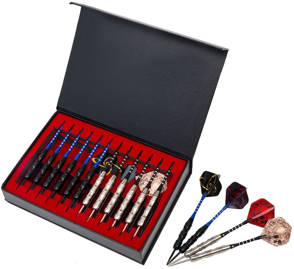 Agirlgle 12 Pack Steel Tip Darts 