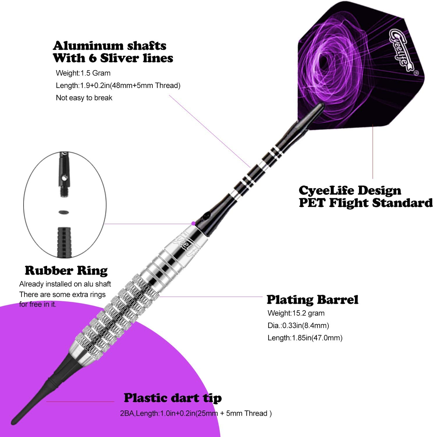 Cyeelife Soft Tip Darts Cyeelife Soft Tip Darts