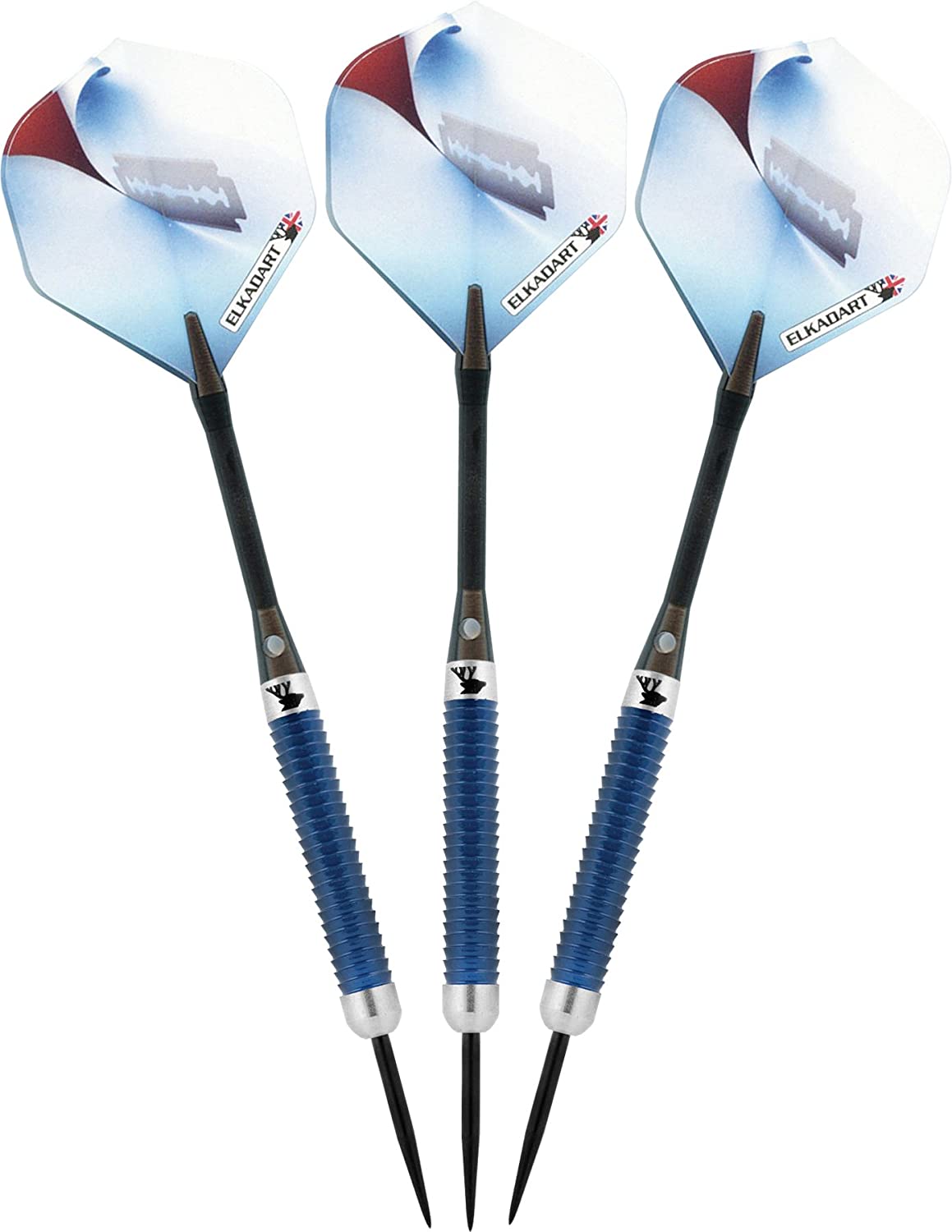 Elkadart Razor 80% Tungsten Steel Tip Darts with Storage/Travel Case, 21