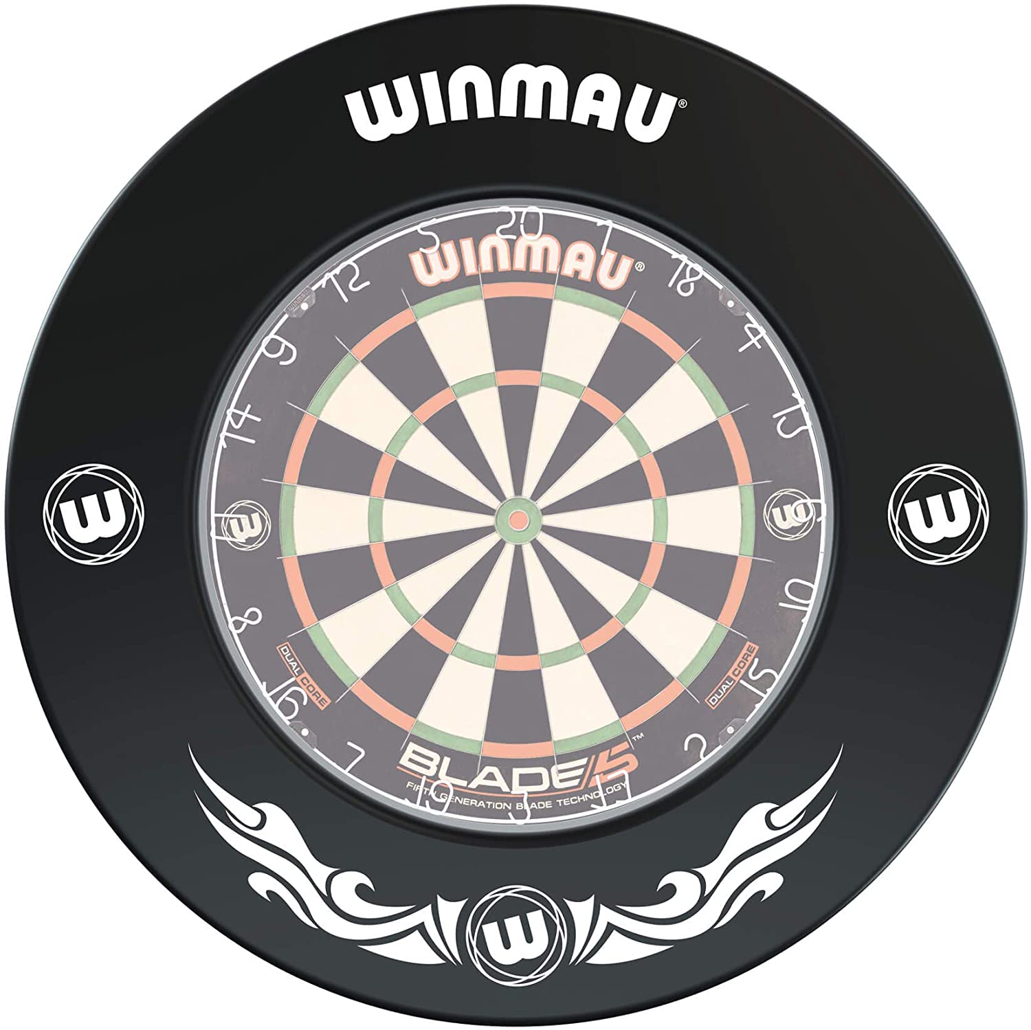 Winmau one-Piece Dartboard Surround (Black Xtreme) Winmau one-Piece Dartboard Surround (Black Xtreme)