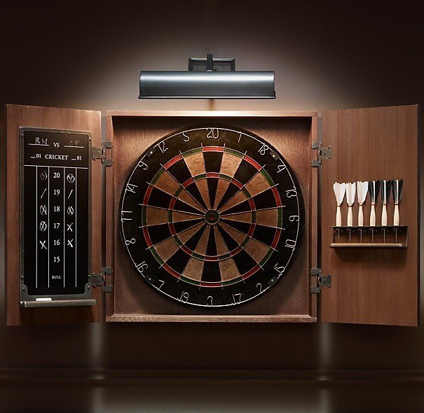 dartboard-cabinet-set dartboard cabinet set The Ultimate Home Dartboard Setup (Step-by-Step Guide) dartboard, darts, guide, info